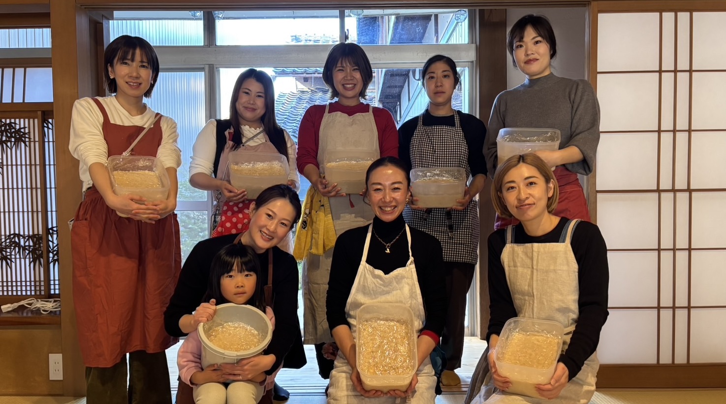 腸もみ麹スペシャリスト養成講座のメンバー